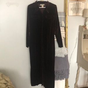Womens velvet dress.